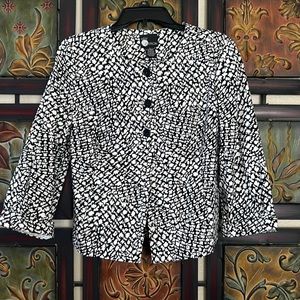 3/4 sleeve blazer